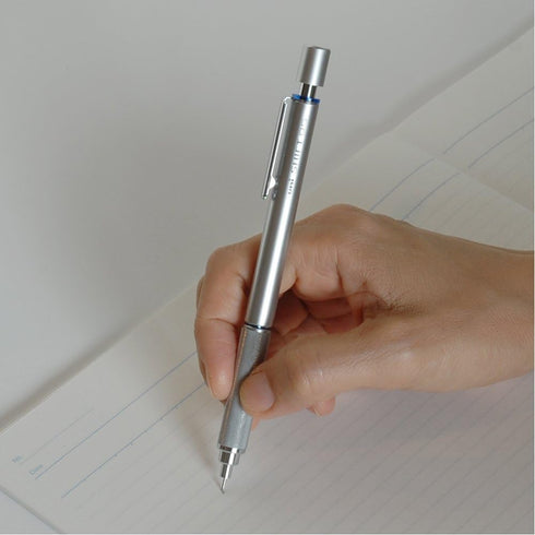 Uni Shift Pipe Lock Drafting 0.5mm Pencil, Silver Body with Blue Accent (M51010.26)...