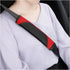 Car Seat Belt Cover, 2 Pack Carbon Fiber Leather Seatbelt Shoulder Pad, Auto Safety Seat Belt Cushion Protector Compatible with All Cars and Backp...