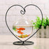 Ornament Display Stand Holder Home Wedding Decoration Rack Hanging Glass Globe Pot Stand Iron Pothook Stand Terrarium Witch Ball (4pcs)...