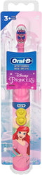 Oral-B Kid's Battery Toothbrush Featuring Disney's Little Mermaid, Soft Bristles, for Kids 3+...