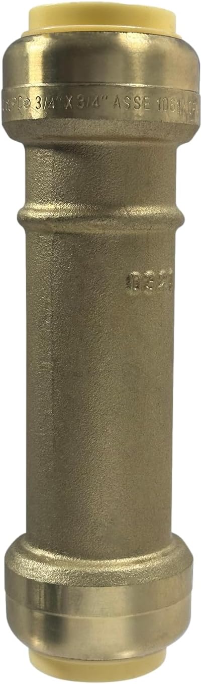 1 Pcs XFITTING Push Fit 3/4 Inch x 3/4 Inch Push Fit Slip Coupling, Push Fit Repair Coupling, 28-4-2=1XX...