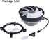 1500RPM Central Processing Unit (CPU) Fan, 120MM Aluminum Extruded CPU Cooling Fan for Computer CPU Cooling, for Intel LGA 1155 1151 775 1366 (Fix...