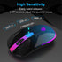 HOTLIFE Wireless Mouse, Bluetooth Mouse with Dual Mode (Bluetooth 5.1+USB C/Type-c) 2.4GHz Rechargeable Silent LED Mouse for Laptop, MacBook, iPad...