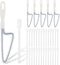 6Pcs Window Groove Cleaning Brush with 42Pcs Disposable Crevice Brush, Multifunctional Gap Cleaning Brush Tool for Small Spaces, Windows Groove, T...