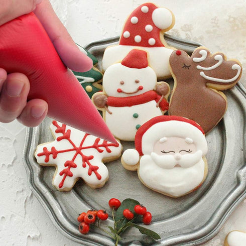 Tipless Piping Bags - 100pcs 12-Inch Disposable Piping Pastry Bag for Royal Icing/Cookies Decorating - Best Frosting Icing Bags Cookie/Cake Decora...