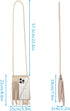 Hoce Women’s Leather Fringe Messenger Bag Large Hobo Crossbody Tassel Shoulder Bags, Gift for Mom Wife Girlfriend...