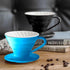 Pour Over Coffee Makers Ceramic Coffee Dripper (Size02 Blue)...