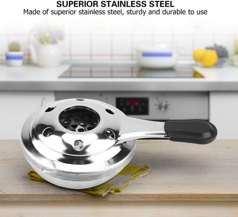 DEWIN Mini Alcohol Stove - Alcohol Stove, Portable Stainless Steel Alcohol Stove Burners for Backpacking Outdoor Camping Picnic Cooking Pot Home R...