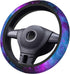 Purple Galaxy Steering Wheel Cover for Women Men, Universal 15 Inches Car Steering Wheel Protector Anti-Slip Sweat Absorption Car Accessories for ...