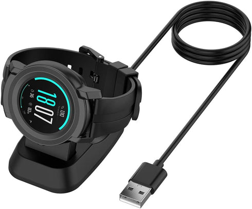 for TicWatch Mobvoi S2 Magnetic USB Charging Cable Dock, Replacement USB Charger Charging Cable Dock for TicWatch Mobvoi S2 and TicWatch Mobvoi E2...