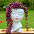 Face Planter, Head Planters for Indoor Plants, Cute Succulent Pot, Heads Plant Pots, Small Plant Pot, Girl Flower Pots with Drainage Hole, Unique ...