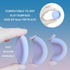 GRIPONG Cute Soft Silicone Cover Expandable Collapsible Mobile Phone Grip Stand Holder for Smartphone Tablet Cell Phone Accessory (Purple)...