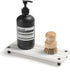 Instant Dry Sink Caddy Kitchen Sink Organizer, Quick Drying Diatomaceous Earth Stone Sink Tray Sponge Holder Soap Dish, Bathroom Countertop Vanity...