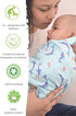 Newborn Baby Girl's Infant Boy's Super Soft Premium Pure Organic Cotton Comfortable Muslin Swaddle Receiving Blankets Wrapper Cloth Towel Stroller...
