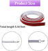 Peel and Stick Wall Molding Trim 6.56 ft x 0.9 inch, Self Adhesive PVC Tiles, Wall Protection and Home DIY Decoration, Multiple Purposes Flexible ...