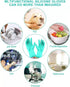 Dishwashing Rubber Gloves 3 Pairs, Aixingyun Non-Slip Household Laundry Kitchen Cleaning Gloves, Reusable PU Waterproof Latex Gloves Gift for Mom ...