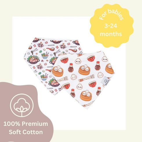 Baby Bandana Drool Bibs for Drooling and Teething, Gift Set For Boys & Girls, Soft 100% Cotton Bandana Bibs, Baby Drool Bib, Teething Bibs for Inf...