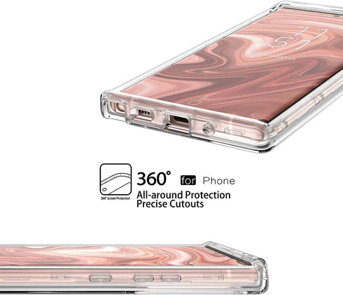 WeLoveCase Galaxy Note 20 Ultra Clear 3-in-1 Full Body Heavy Duty Shockproof TPU Bumper Case, 6.9inch...