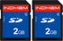 INDMEM 2 Pack SD Card 2GB Class 4 Flash Memory Card 2G SLC Stanard Secure Digital Cards (2PC)...
