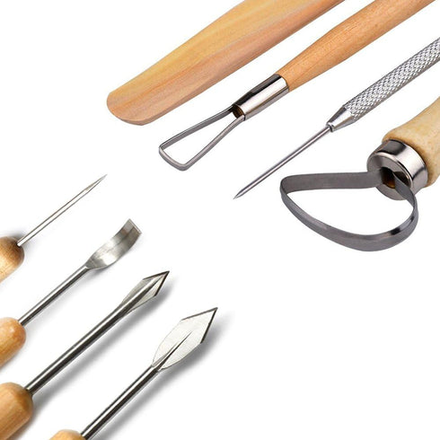 Meuxan 30PCS Pottery Tools Clay Sculpting Tool Set...