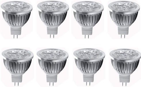 JKLcom 4W LED MR16 Bulbs 12V 4W LED Spotlight Bulb for Landscape Track Light, MR16 GU5.3 Base,12 Volt,4W(35W Equivalent Halogen Replacement),Warm ...