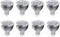 JKLcom 4W LED MR16 Bulbs 12V 4W LED Spotlight Bulb for Landscape Track Light, MR16 GU5.3 Base,12 Volt,4W(35W Equivalent Halogen Replacement),Warm ...
