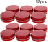 Othmro 12pcs 1oz Metal Round Tins Aluminum Tin Cans Containers with Screw Lid, 50 * 20mm(DxH) Red tin cans for Salve, Spices, Lip Balm, Tea or Can...