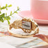 Weicam Women Bracelet Square Dial Quartz Bangle Wrist Watch Lady Diamond Pearl Jewelry Watches Gold Color...