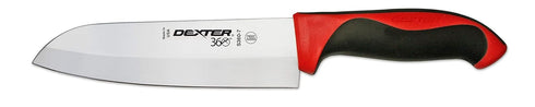 Dexter 7" Santoku knife, red handle...