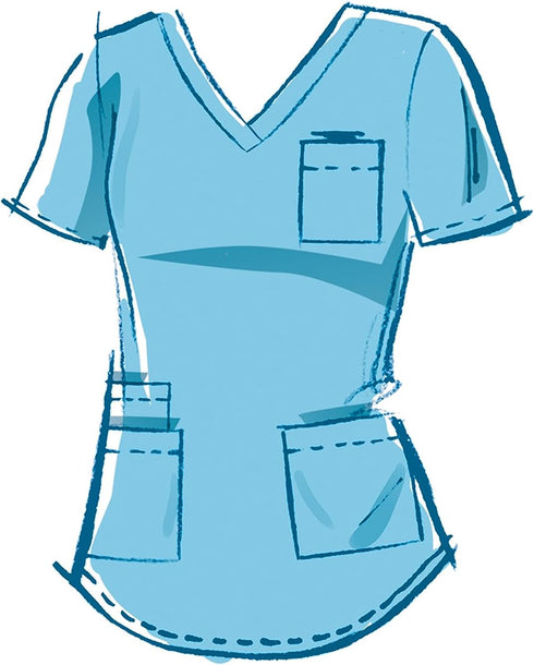 McCall's Misses' Knit Scrub Tops, Cap, Pants, and Jogger Sewing Pattern Kit, Design Code M8421, 16-18-20-22-24, Multicolor...