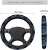 Swono Sun and Moon Universal 15" Steering Wheel Covers Abstract Human Face in Star Sky at Night Cute Car Steering Wheel Cover for Men Women Girls ...
