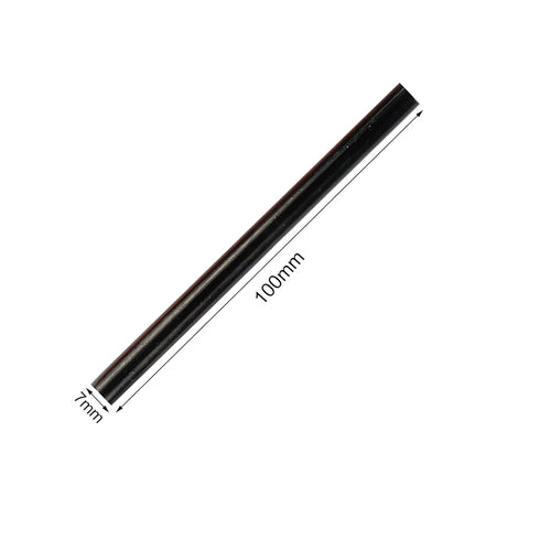 HUIHUIBAO 12 PCS Colored Hot Glue Sticks, Mini Hot Melt Adhesive Glue Stick for DIY Art Craft, 7 x 100mm, Black...
