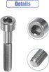 uxcell Titanium Tone Universal M6x35 Bike Stem Bolt Bicycle Bike Headset Stem Bolt Bike Bicycle Accessory...
