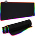 RGB Large Gaming Mouse Pad, 12 Light Modes, Computer Keyboard Mouse Pad, Oversize Anti-Slip Rubber Base Mouse Mat for Computer PC Games (31.5x11.8...