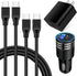 Type C Super Fast Charger Block Box Car Charger+6ft Android Charger USB C to C Cable Fast Charging for iPhone 15 Samsung Galaxy S24/A14/A54/S23 FE...