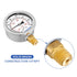 MEASUREMAN 2-1/2" Dial Size, Glycerin Filled Pressure Gauge, 30inHG-60psi, 304 Stainless Steel Case, 1/4"NPT Lower Mount...