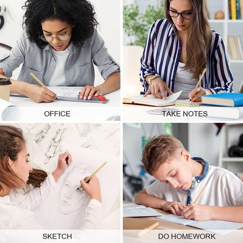 AUAUY 6 PCS Inkless Pencil, Infinity Pencil, Reusable Everlasting Pencil, Erasable Portable Pencil, Technology Unlimited Eternal Pencil for Writin...