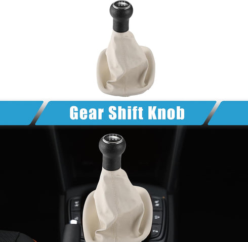 5 Speed Manual Transmission Shift Knob Gear Shifter for Volkswagen Passat B5 Ab 1996-2000 Plastic Black Beige...