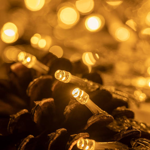66FT 200 LED Indoor String Light Christmas Fairy String Lights Plug in 8 Modes Extendable for Indoor Outdoor Wedding Birthday Christmas Tree Garde...