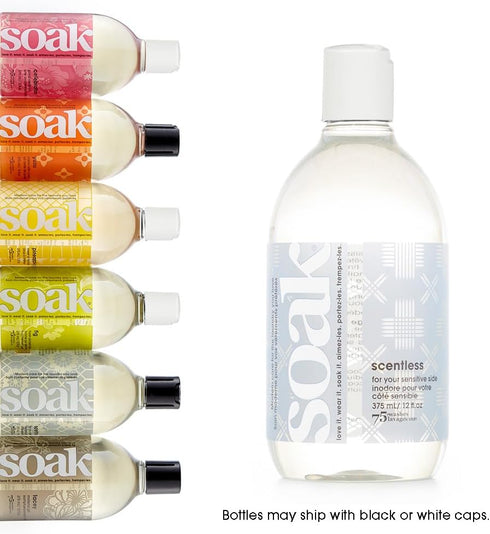 Soak Laundry Soap – No Rinse, Plant Derived Hand Wash Detergent - 375 ml / 12 fl. oz, 75+ Washes (Celebration)...