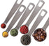 Newk 6 PCS Measuring Spoons, Stainless Steel Metal Kitchen Measuring Tools Set for Dry and Liquid Ingredients-1/8 tsp, 1/4 tsp, 1/2 tsp, 1 tsp, 1/...