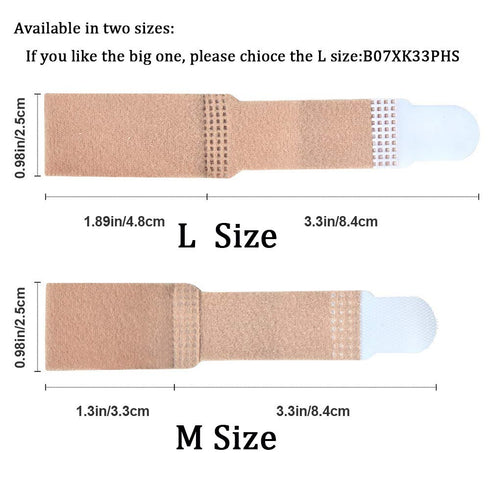 Broken Toe Wraps 8 Pack (Medium Size), Middle Toes Fabric Toe Splint Cushioned Bandages Finger Protectors Straightener Hammertoe Separators...