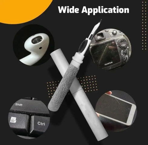 CREI.TOR Cleaner Kit for Airpods Pro 1 2 3 Multi-Function Cleaning Pen with Soft Brush Flocking Sponge for Bluetooth Earphones Case Cleaning Tools...