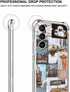 Cowboy Case Case for Galaxy S23,Retro Western Country Cowgirl Life Art Collage Phone Case for Boys Men Women,Trendy Soft TPU Case Compatible with ...