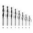 8pcs Wood Drill Bits Set, Carbon Steel Twist Brad Point Drill Bits Woodworking Bore Holes Durable Drilling Tools Kit with Storage Case for Wooden ...