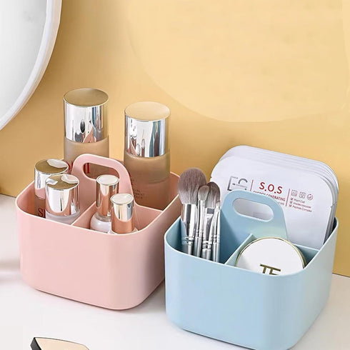 Multipurpose Caddy Organizer Stackable Plastic Caddy with Handle Cleaning Caddy Craft Tote Desk Makeup Caddy Art Separable Organizers and Storage ...