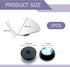 2 PCS Car Blind Spot Mirror, 1.96" Sector-shaped Frameless HD Glass Convex Wide-angle Glass Reversing Assist Mirror, Press-adjustable Accessories,...