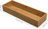 Bamboo Drawer Organizer - Kitchen Drawer Utensil Organizer Office Supplies Desk Organizer Makeup Silverware Tray Flatware Organization 12"*4"*2"...