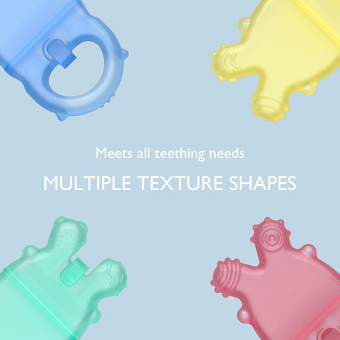 Momcozy Baby Teether Toys, Water Fillable Teether Silicone Cold Teether, Baby Teething Toys Chill Teether, Baby Water Teether for Teething Relief ...