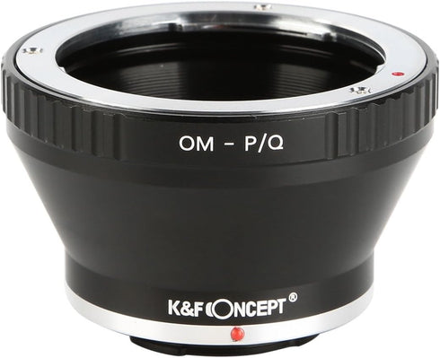 K&F Concept Lens Mount Adapter for Olympus OM Zuiko Lens to Pentax Q-S1 Q10 Q7 Q DSLR Camera Camera Body...